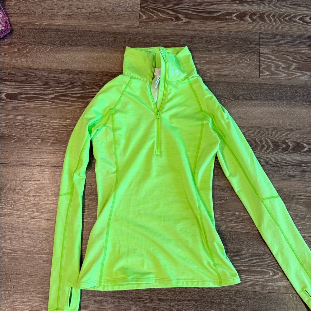 Under Armour Vibrant Green ColdGear Top
